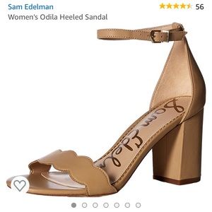 Worn once- Sam Edelman nude heels